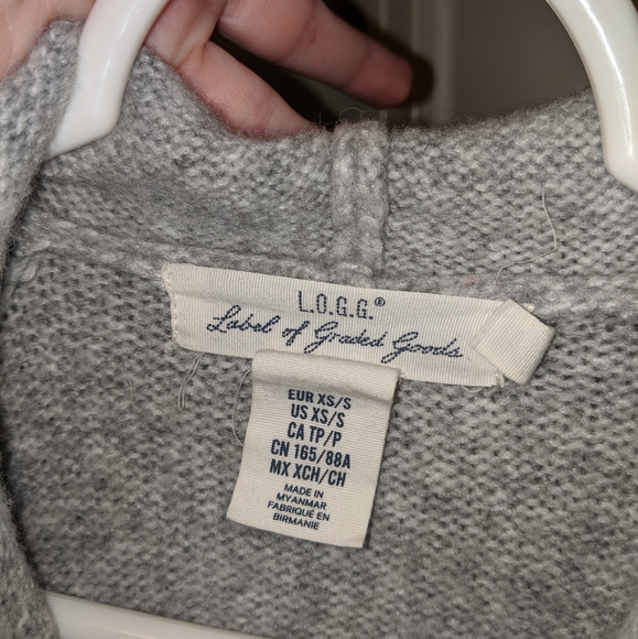 Heathered Gray Oversized Knit Sweater - Picture 3 of 4